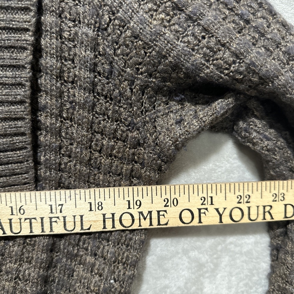 Banana Republic Womens Brown Long Sleeve Knit Sweater Cardigan Sz XL Wool Blend - Picture 5 of 6